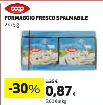 Coop Formaggio Fresco Spalmabile offerta