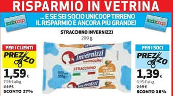 Coop Invernizzi Invernizzi - Stracchino 200 g(ml) offerta