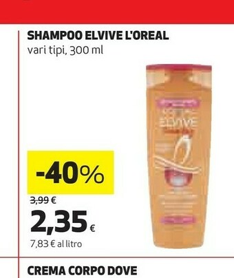 Coop L'Oreal Shampoo Elvive offerta