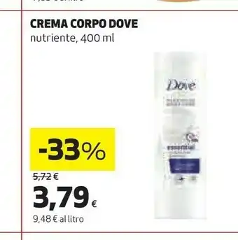 Coop Dove Crema Corpo Nutriente offerta