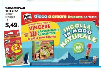 Coop Pritt Astuccio 8 Pezzi Stick offerta