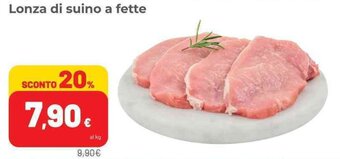 Coop Lonza di suino a fette offerta