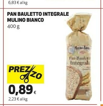 Coop Mulino Bianco Pan Bauletto Integrale 400 G(ml) offerta