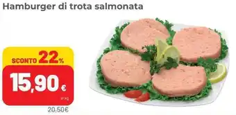 Coop Hamburger di trota salmonata offerta