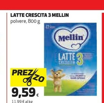 Coop Mellin Latte Crescita 3 Latte Intero offerta