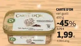 Coop Algida Algida - Carte d'Or Caramello offerta