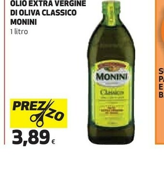 Coop Monini Olio Extra Vergine Di Oliva 1000 G(ml) offerta