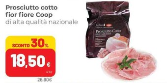 Coop Prosciutto cotto fior fiore Coop offerta