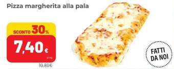 Coop Pizza margherita alla pala offerta