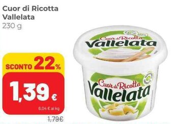 Coop Cuor di Ricotta Vallelata 230 g offerta