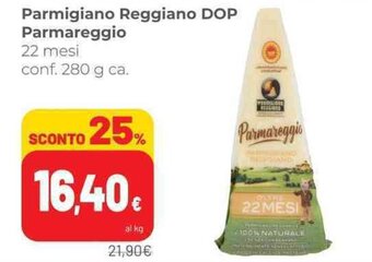 Coop Parmigiano Reggiano DOP Parmareggio 22 mesi conf. 280 g ca. offerta