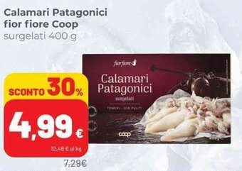 Coop Calamari Patagonici fior fiore Coop 400 g offerta