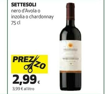 Coop Settesoli - Vino Nero d'Avola 750 g(ml) offerta