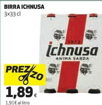 Coop Ichnusa Birra 330 G(ml) offerta