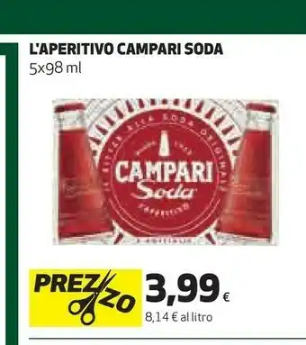 Coop Campari Soda 980 G(ml) offerta