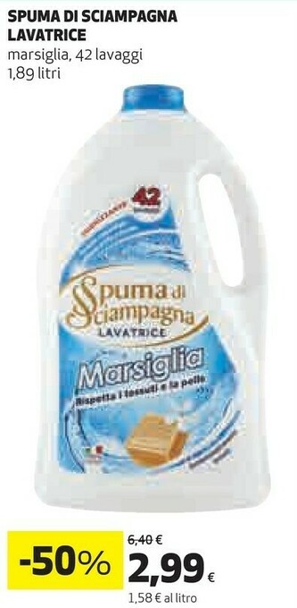 Coop Spuma di Sciampagna Lavatrice offerta
