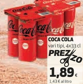 Coop The Coca-Cola Company - Coca Cola Zero Zuccheri Lattina 1320 G(ml) offerta
