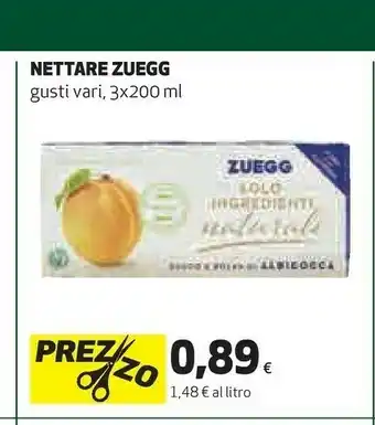 Coop Zuegg Nettare Di Albicocca offerta