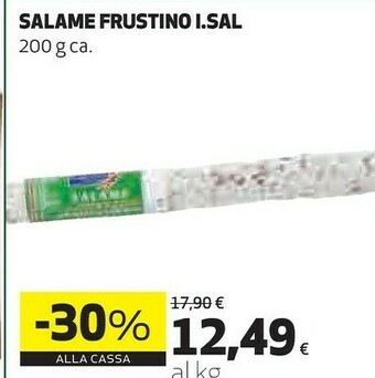 Coop I.Sal Salame Frustino 200 G offerta