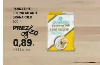 Coop Granarolo Panna Uht Cucina Ad Arte offerta