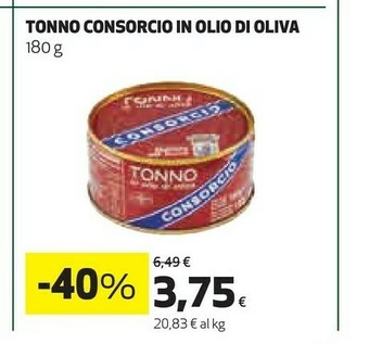 Coop Consorcio - Filetti di Tonno in Olio di Oliva offerta