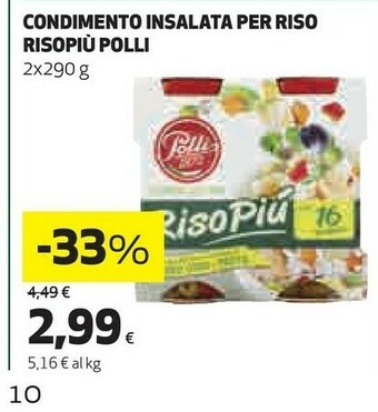 Coop Polli Condimento Insalata Per Riso Risopiu offerta