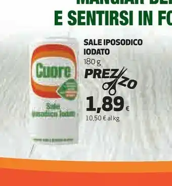 Coop Cuore Sale Iposodico Iodato offerta
