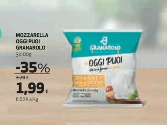 Coop Granarolo Oggi Puoi Mozzarella 300 G(ml) offerta