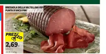Coop Bresaola Della Valtellina Igp Punta D'anca Pini offerta