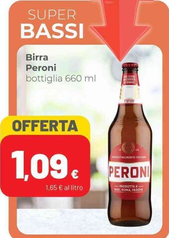 Coop Birra Peroni 660 ml offerta