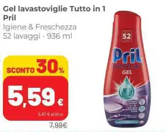 Coop Gel lavastoviglie Tutto in 1 Pril 936 ml offerta