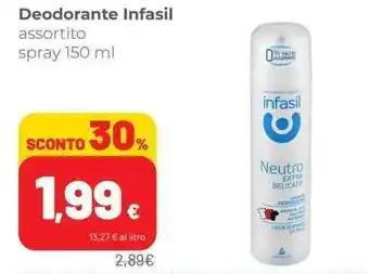 Coop Deodorante Infasil 150 ml offerta