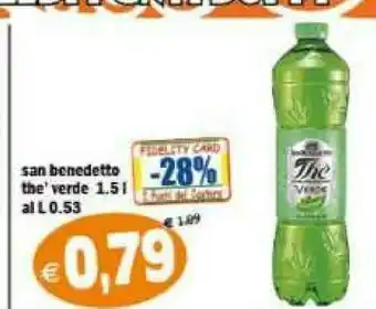 Gros San Benedetto The Verde Con Aloe Vera 1500 G(ml) offerta