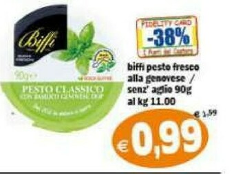 Gros Biffi Pesto Fresco Alla Genovese offerta