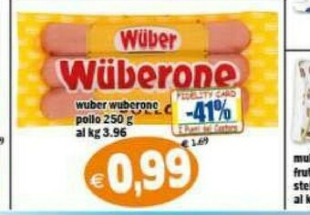 Gros Wuber Wuberone Di Puro Suino 250 G(ml) offerta