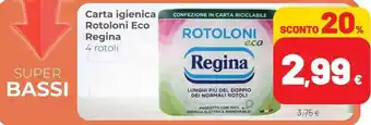 Coop Carta igienica Rotoloni Eco Regina 4 rotoli offerta