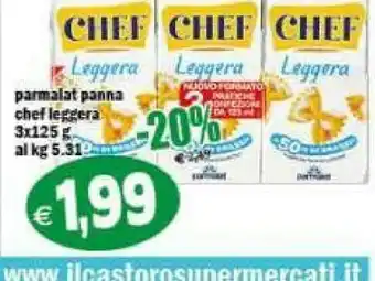 Gros Parmalat Panna Chef Leggera offerta