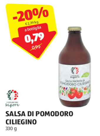 ALDI SALSA DI POMODORO CILIEGINO 330 g offerta