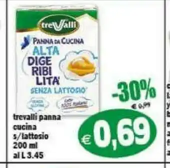 Gros Trevalli - Panna da Cucina 200 g(ml) offerta