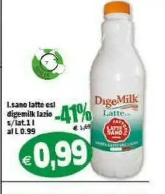Gros Fattoria latte sano Dige Milk Latte offerta