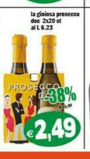 Gros La Gioiosa Prosecco Doc offerta