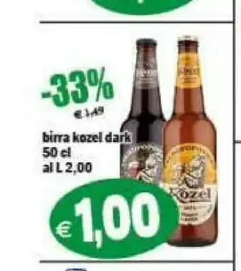Gros Kozel Birra Dark offerta