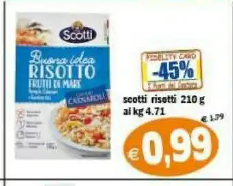 Il Castoro Supermercati Scotti Risotti offerta