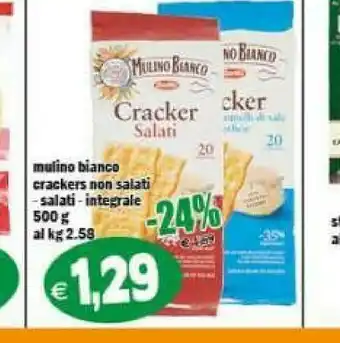 Il Castoro Supermercati Mulino Bianco Sfoglia Di Grano Crackers Salati 500 G(ml) offerta