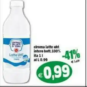Il Castoro Supermercati Ciroma Latte Uht Intero offerta