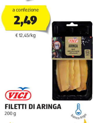 ALDI VICI FILETTI DI ARINGA 200 g offerta