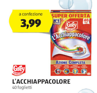 Grey L'ACCHIAPPACOLORE 40 foglietti