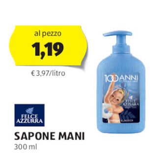 FELCE AZZURRA SAPONE MANI 300 ml