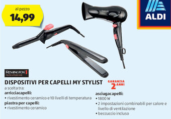 ALDI REMINGTON DISPOSITIVI PER CAPELLI MY STYLIST offerta