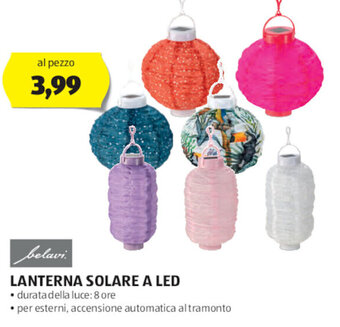 ALDI belavi. LANTERNA SOLARE A LED offerta
